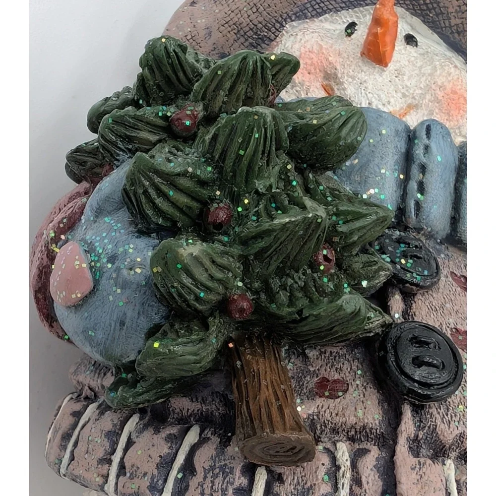 Pan-Orama Gifts Roly-Poly Snowman Figurine 5 Inch Rustic Christmas Decor 1457